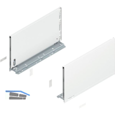 BLUM LEGRABOX pure Zarge H�he F, NL 400, Seidenwei�-matt