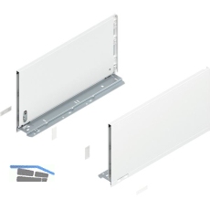 BLUM LEGRABOX pure Zarge H�he F, NL 450, Seidenwei�-matt