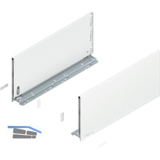 BLUM LEGRABOX pure Zarge H�he F, NL 500, Seidenwei�-matt