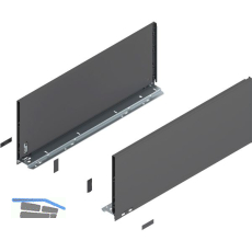 BLUM LEGRABOX pure Zarge H�he F, NL 600, Oriongrau-matt