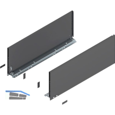 BLUM LEGRABOX pure Zarge H�he F, NL 650, Oriongrau-matt