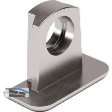 Bodentr�ger Tris Tr�gerteil SL19, Zinkdruckguss vernickelt