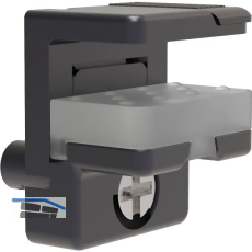 EFFEGI BREVETTI Glasbodentr�ger Alfa Glass Lock Stop2 zum Stecken vern. schwarz