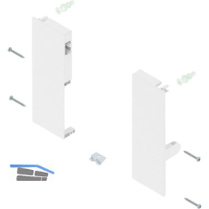 BLUM TANDEMBOX antaro Fronthalter H�he C, Kunststoff Seidenwei�