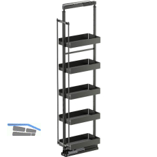 VS TAL Larder 6 Hochschrankauszug Set Essentio KB 300 mm Lava