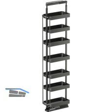 VS TAL Larder 7 Hochschrankauszug Set Essentio KB 300 mm Lava