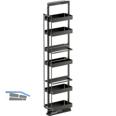 VS TAL Larder 6 Flex Hochschranksauszug Essentio Tool KB 300 mm Lava