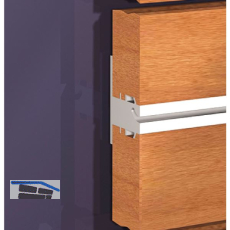 ALU-STYLE Wall Sys Zwischenprofil zum Verschrauben Aluminium