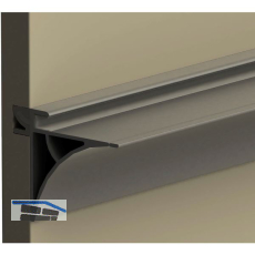 ALU-STYLE Wall Sys Glastablartr�ger Aluminium