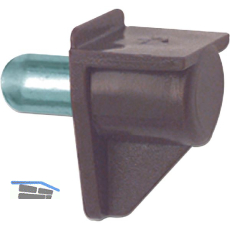 Steckbodentr�ger Safety, Bohr � 5 mm, Kunststoff braun, VPE 1000 ST