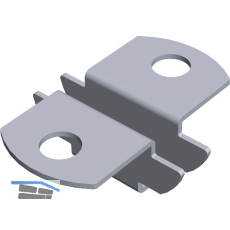 ELEMENT SYSTEM Einsteckhalter 11611 beidseitig Edelstahl