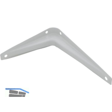 Konsole starr, H�he 65 mm, Tiefe 90 mm, Stahlblech wei� lackiert