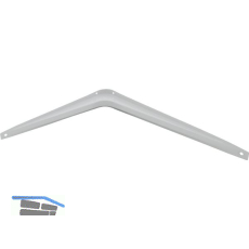 Konsole starr, H�he 185 mm, Tiefe 245 mm, Stahlblech wei� lackiert