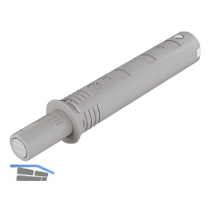 K-Push Tech Druckschnapper Strong mit Magnet, Hub 20 mm, grau