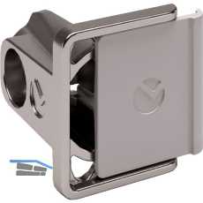 Schraubbodentr�ger Kalipso, Zamak vernickelt