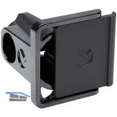 Schraubbodentr�ger Kalipso, Zamak vernickelt schwarz