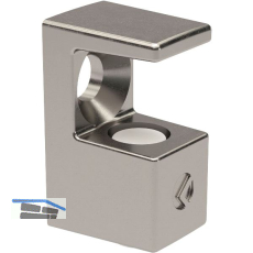 Glasbodentr�ger GRACE zum Schrauben, 5-6 mm Glas, Zamak vernickelt