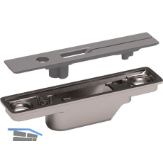 Bremsklappenhalter KIARO EASY Frontbefestigung zum Einfr�sen, Zamak grau