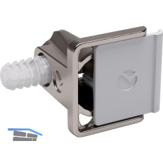 Schraubbodentr�ger Kalipso Mittelwand, Zamak vernickelt