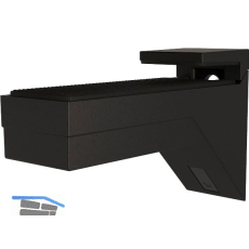Tablar-Klemmtr�ger Kalabrone, Materialst�rke 8-30 mm, Zinkdruckguss schwarz matt