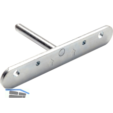 Befestigungsplatte Triade Maxi/XXL, Bohrtiefe 60 mm, Stahl verzinkt