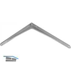 Konsole Schwerlast, H�he 240 mm, Tiefe 190 mm, Tragkraft 100 kg, Aluminium natur