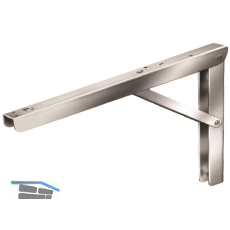 Konsole Vario klappbar/verstellbar, H�he 200 mm, Tiefe 300 mm, Stahl verzinkt