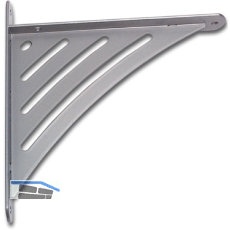 Konsole Sitio starr, H�he 200 mm, Tiefe 190 mm, Stahl wei�-aluminium lackiert