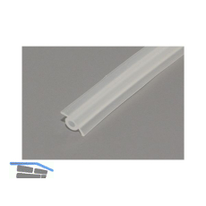 FONSEGRIVE Einlegeprofil Fritz 3000 mm, Kunststoff transparent