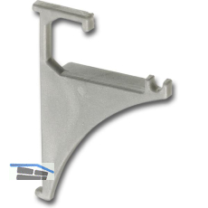 FONSEGRIVE Endst�ck Fritz 1 Paar H�he 50 mm, Kunststoff silberfarbig