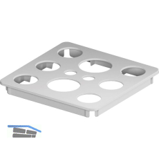 VS ADD Box-M Deckel gelocht 1x1 Grau