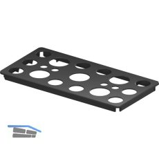 VS ADD Box-M Deckel gelocht 2x1 Lava