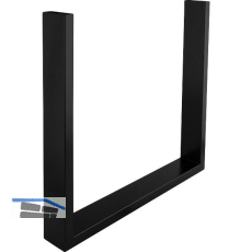 SIMAUSROM Bankkufe Regular Slim 372 mm Stahl schwarz lackiert