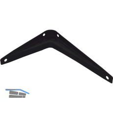 Konsole starr, H�he 90 mm, Tiefe 115 mm, Stahlblech schwarz pulverbeschichtet