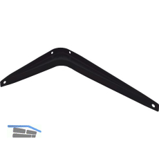 Konsole starr, H�he 110 mm, Tiefe 140 mm, Stahlblech schwarz pulverbeschichtet