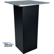 Barkonsole Connect 70 x 70 x 170 mm gerade schwarz