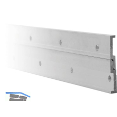 SOLIDO Paneelaufh�nger Small 2000, H�he 25 mm, Tiefe 5 mm, L�nge 2000 mm, Alu
