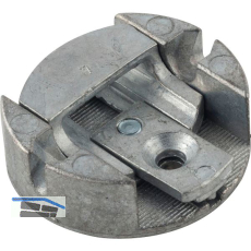 Aufh�nger-Mini, zum Einpressen und Verschrauben, Einstellung von vorne, Zink