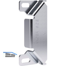 ITALIANA FERRAMENTA Kippsicherung-Wandplatte SH1 / SH7, Stahl vernickelt