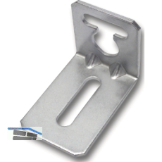 POHL Winkel-Schrankaufh�nger, 51 x 36 x 34 x 2, Stahl wei�