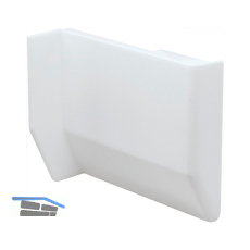 CAMAR Abdeckkappe 801 mit Lippe rechts, Kunststoff wei�