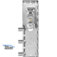 CAMAR Schrankaufh�nger 816AS rechts, H 12 mm, T 10 mm, Stahl verzinkt/Zamak