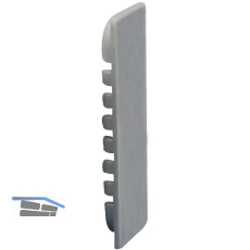 CAMAR Abdeckkappe zu Schrankaufh�nger 816AS, Kunststoff silberfarbig