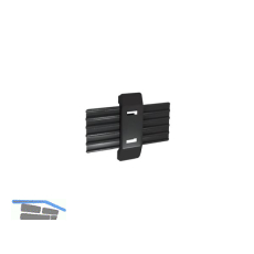 CAMAR Endst�ck 821/12/15 zu Anwendungsschiene, Kunststoff schwarz