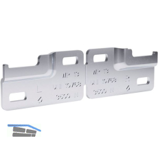 ITALIANA FERRAMENTA Montageplatte WP13 Links + Rechts zu Schrankaufh�nger