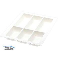 AGOFORM Besteckeinsatz Classico 500/45 Kunststoff Wei�