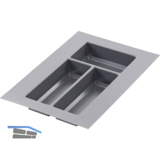 AGOFORM Besteckeinsatz Classico 450/35 Kunststoff Schiefergrau