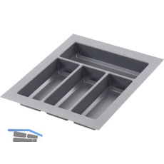 AGOFORM Besteckeinsatz Classico 450/40 Kunststoff Schiefergrau