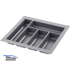 AGOFORM Besteckeinsatz Classico 450/50 Kunststoff Schiefergrau