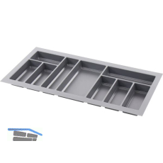AGOFORM Besteckeinsatz Classico 450/90 Kunststoff Schiefergrau